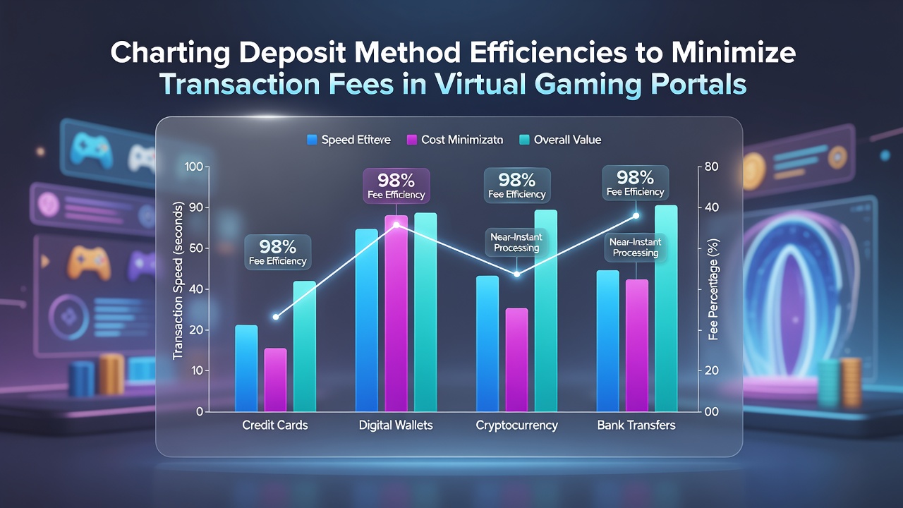 Infographic illustrating deposit method selection workflow for minimizing fees in online gaming environments