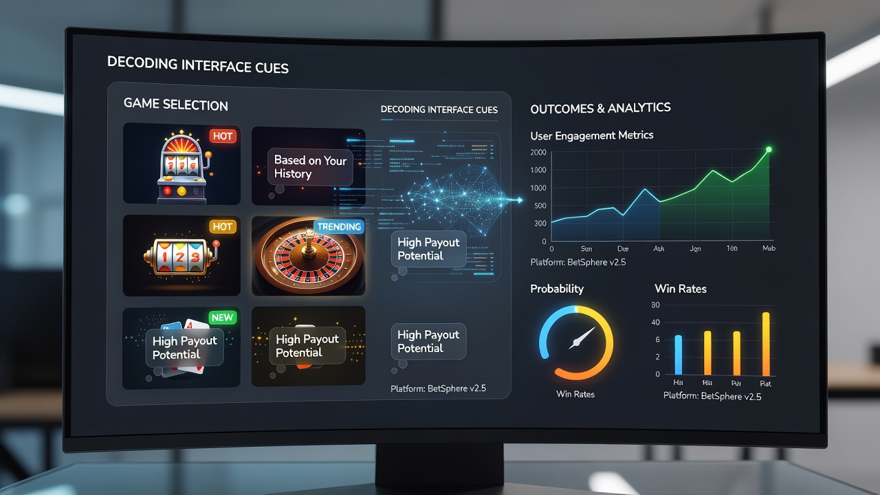 Close-up view of a recommendation carousel and filter options within a virtual betting platform interface