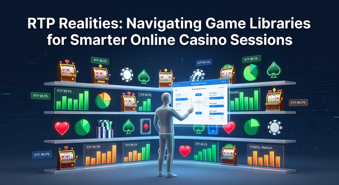 Online casino game library interface showing slots sorted by RTP percentages, with vibrant thumbnails and filters highlighted