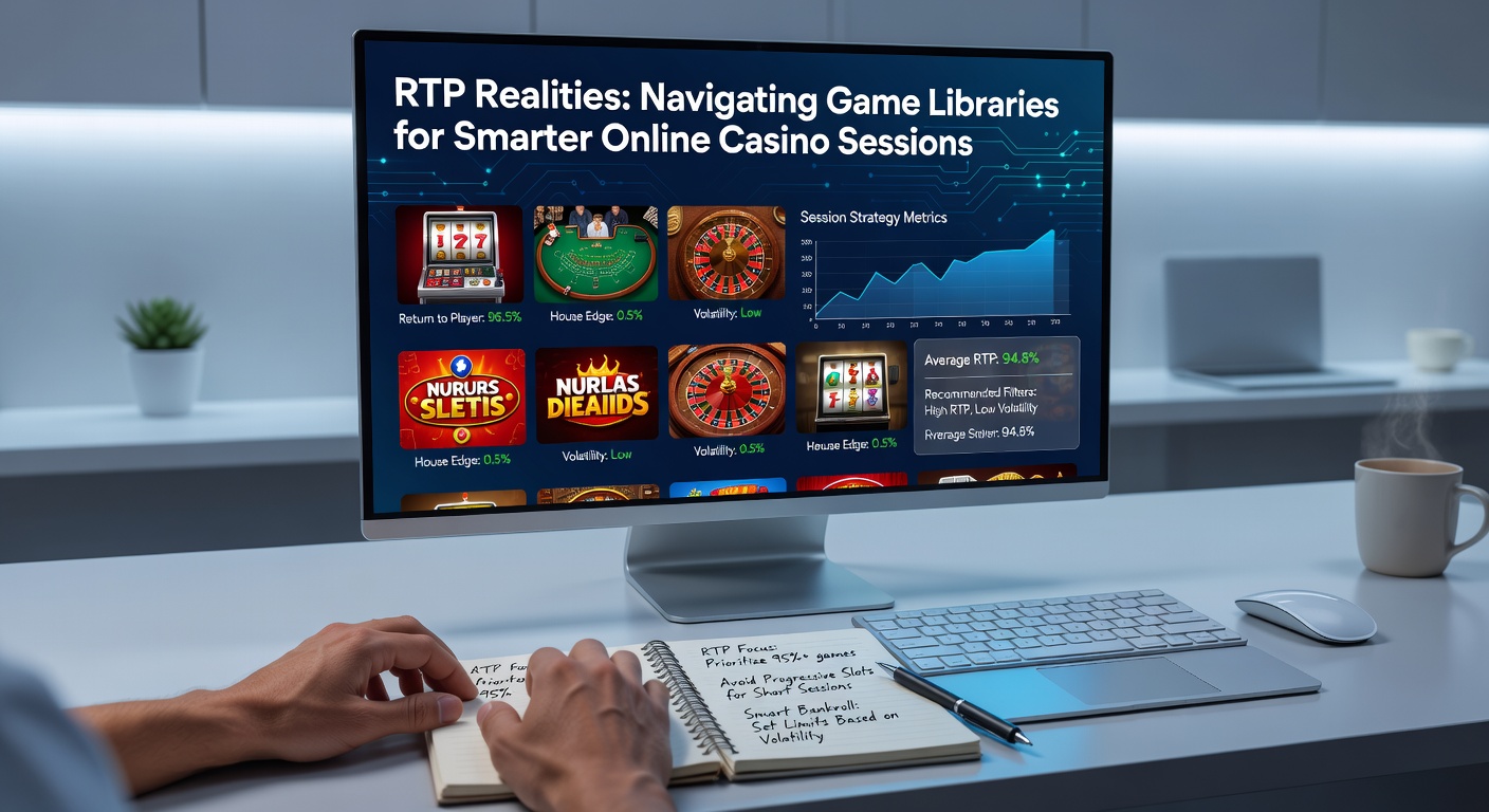 Close-up of a slot machine paytable displaying RTP percentage, volatility meter, and payout examples on a digital casino screen