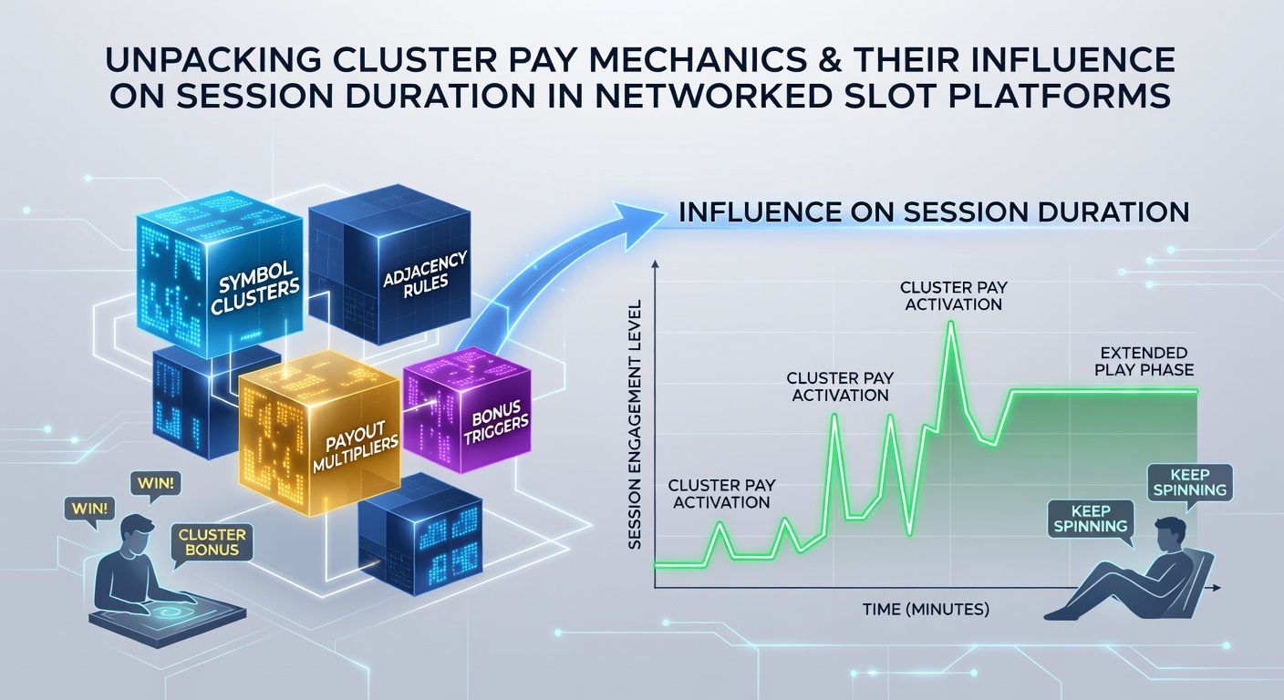 Networked slot interface displaying real-time cluster payouts and connected player statistics